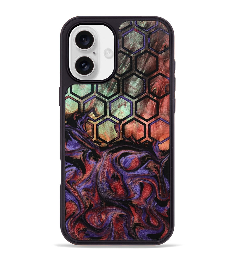 iPhone 16 Plus Wood Phone Case - Isamar (Pattern, 799543)