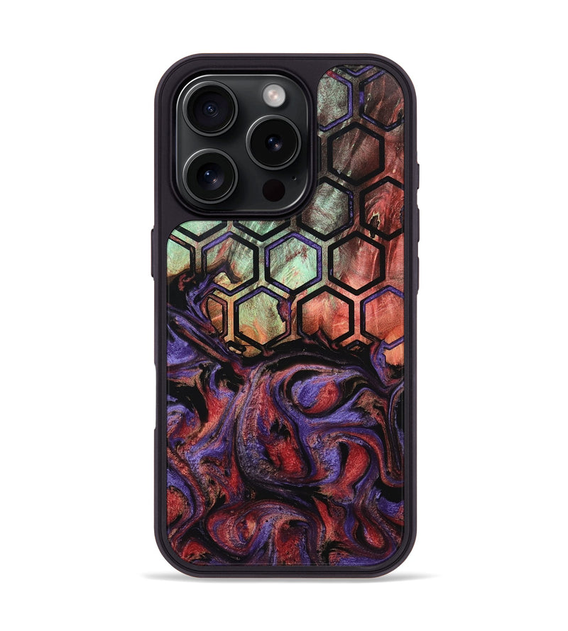 iPhone 16 Pro Wood Phone Case - Isamar (Pattern, 799543)