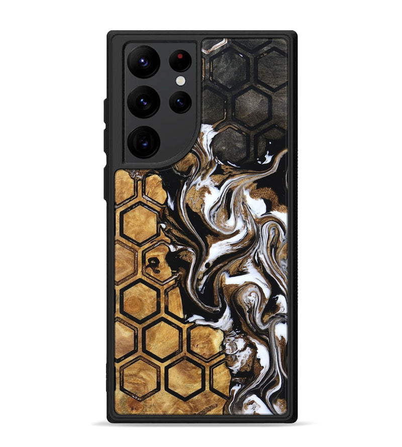 Galaxy S22 Ultra Wood Phone Case - Azalea (Pattern, 799545)