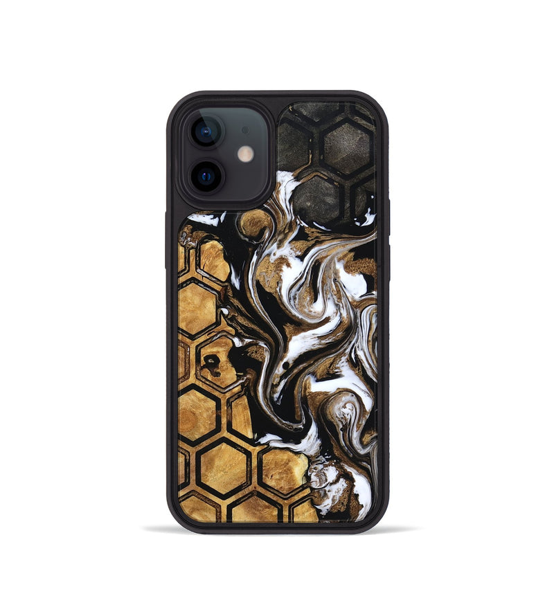 iPhone 12 mini Wood Phone Case - Azalea (Pattern, 799545)