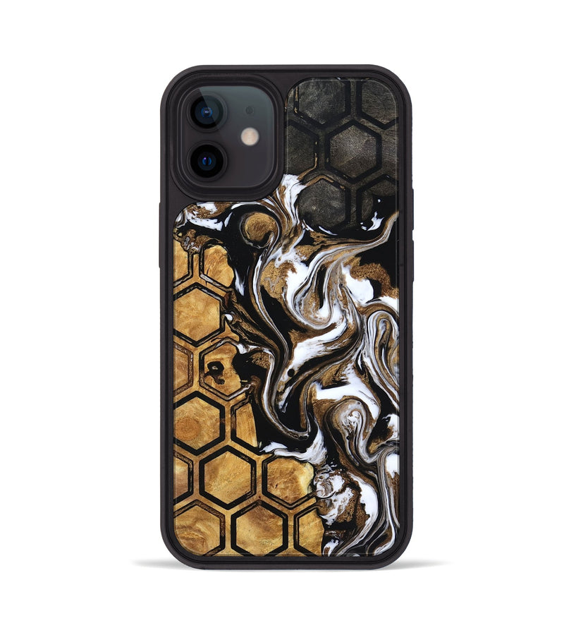 iPhone 12 Wood Phone Case - Azalea (Pattern, 799545)