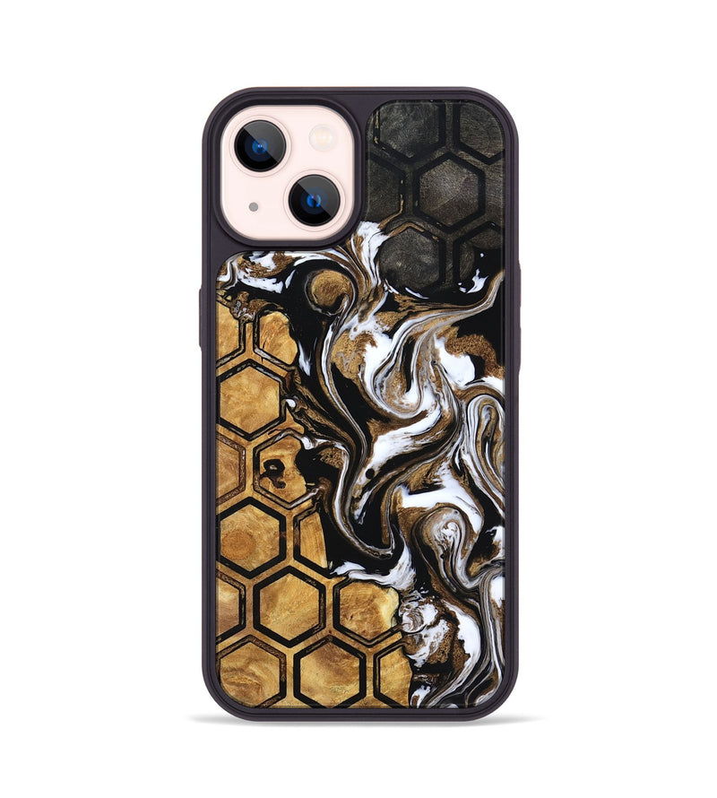 iPhone 14 Wood Phone Case - Azalea (Pattern, 799545)