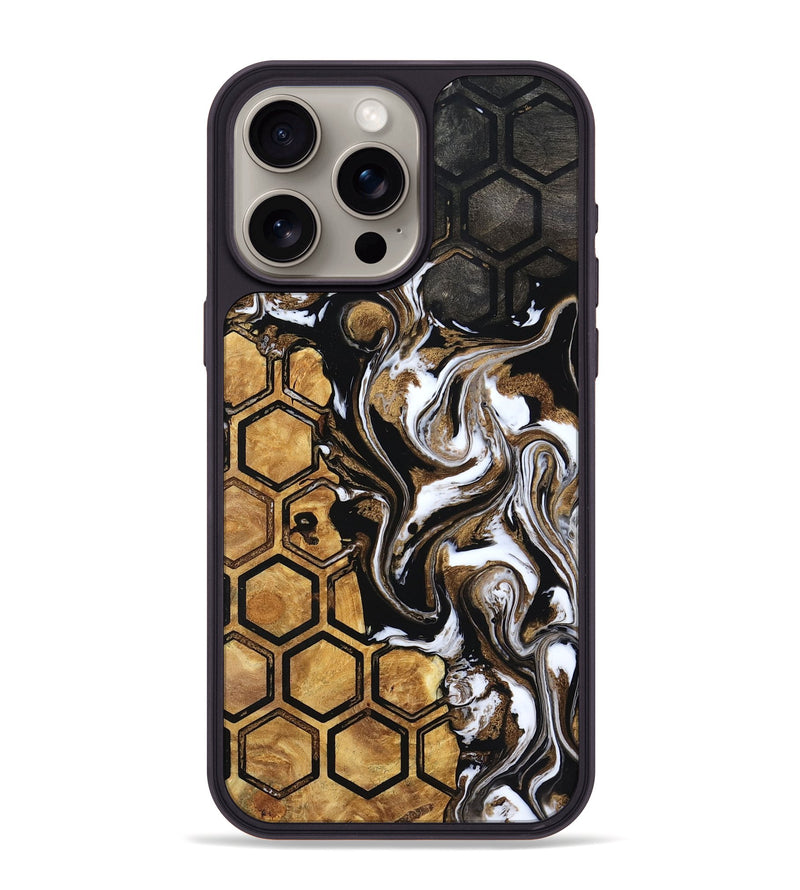 iPhone 15 Pro Max Wood Phone Case - Azalea (Pattern, 799545)