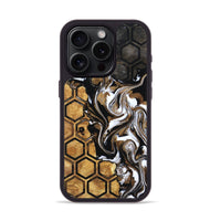 iPhone 15 Pro Wood Phone Case - Azalea (Pattern, 799545)