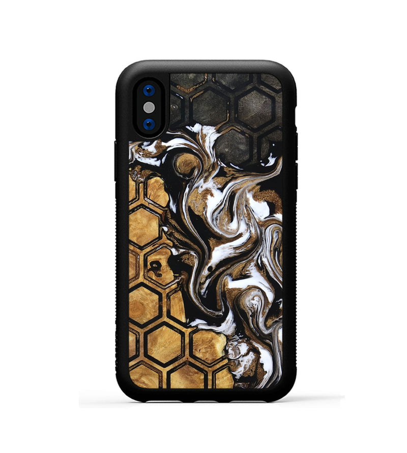 iPhone Xs Wood Phone Case - Azalea (Pattern, 799545)