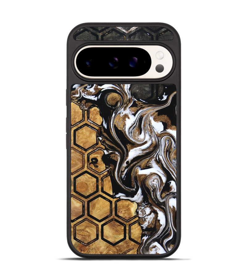 Pixel 9 Wood Phone Case - Azalea (Pattern, 799545)