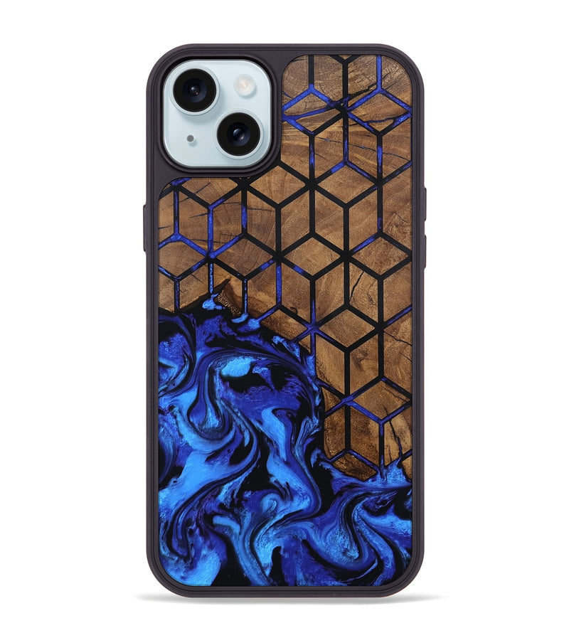 iPhone 15 Plus Wood Phone Case - Andre (Pattern, 799549)