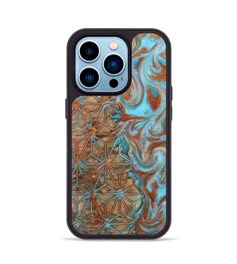 iPhone 14 Pro Wood Phone Case - Kinsley (Pattern, 799550)