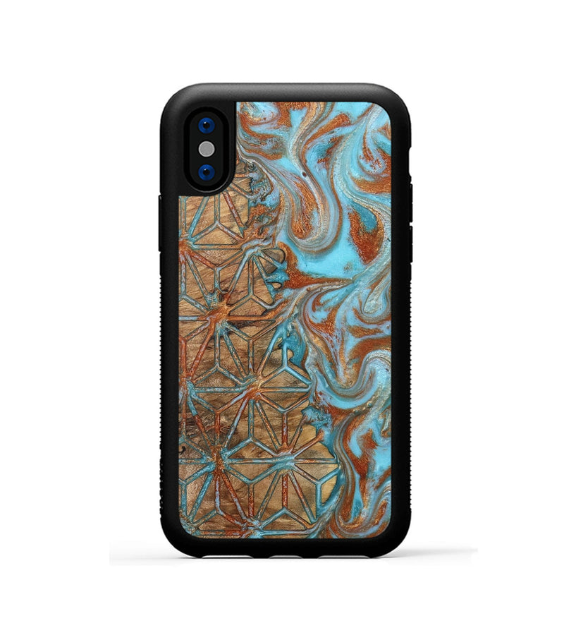 iPhone Xs Wood Phone Case - Kinsley (Pattern, 799550)