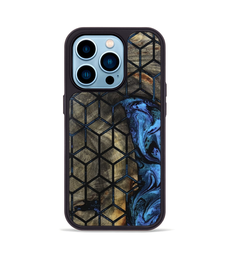 iPhone 14 Pro Wood Phone Case - Martina (Pattern, 799552)