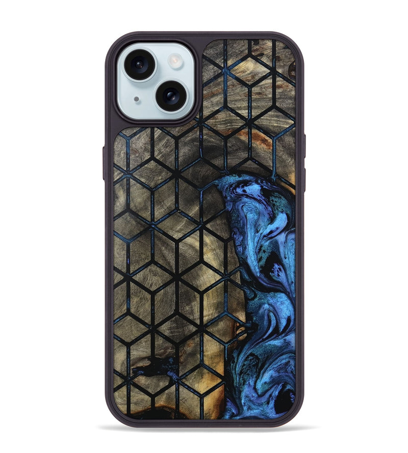 iPhone 15 Plus Wood Phone Case - Martina (Pattern, 799552)