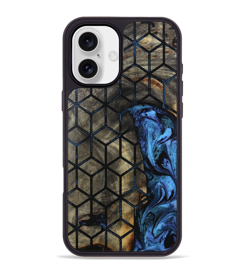 iPhone 16 Plus Wood Phone Case - Martina (Pattern, 799552)