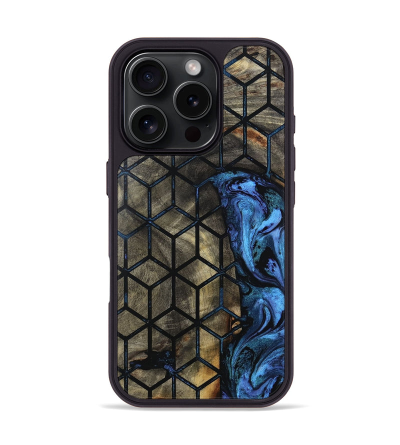 iPhone 16 Pro Wood Phone Case - Martina (Pattern, 799552)