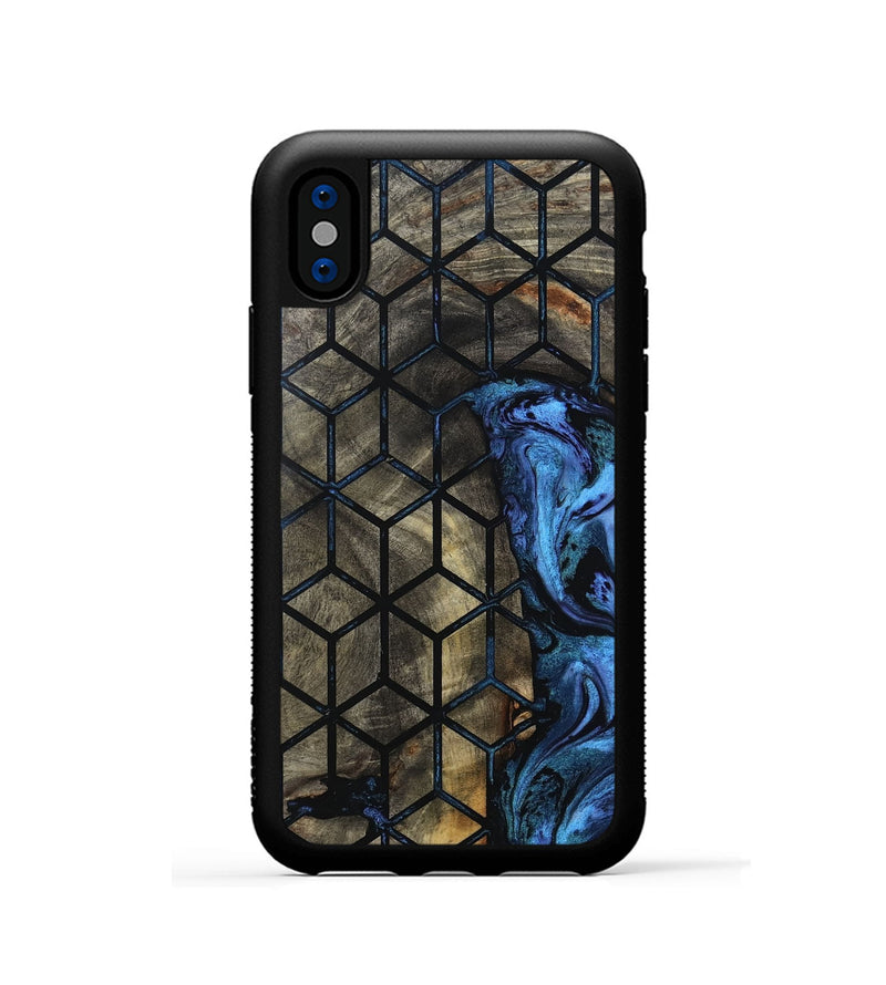 iPhone Xs Wood Phone Case - Martina (Pattern, 799552)