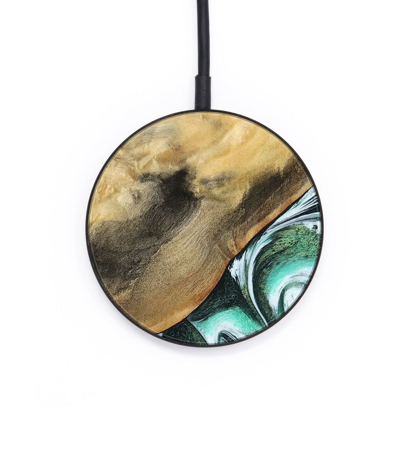 Circle Wood Wireless Charger - Makala (Green, 799553)