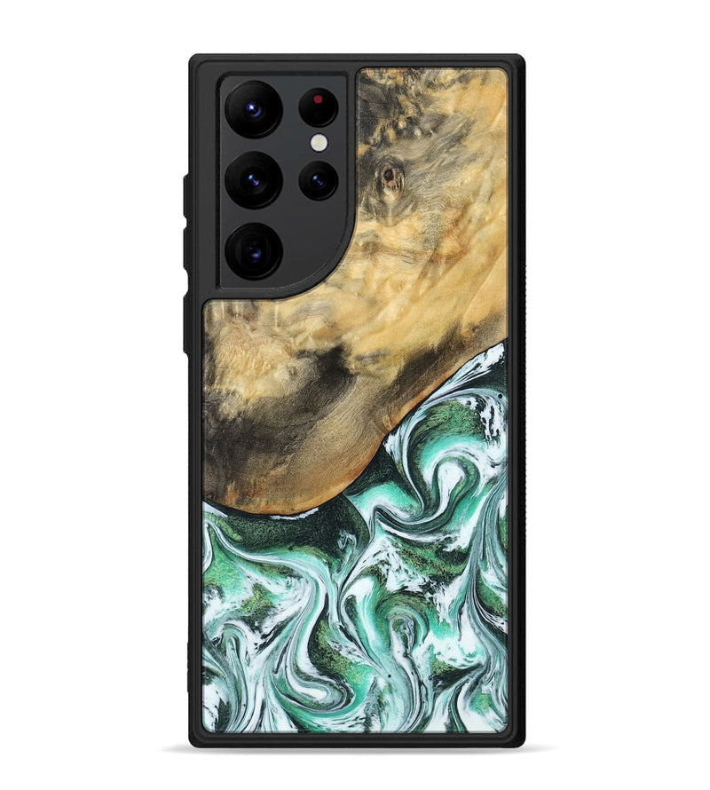 Galaxy S22 Ultra Wood Phone Case - Makala (Green, 799553)