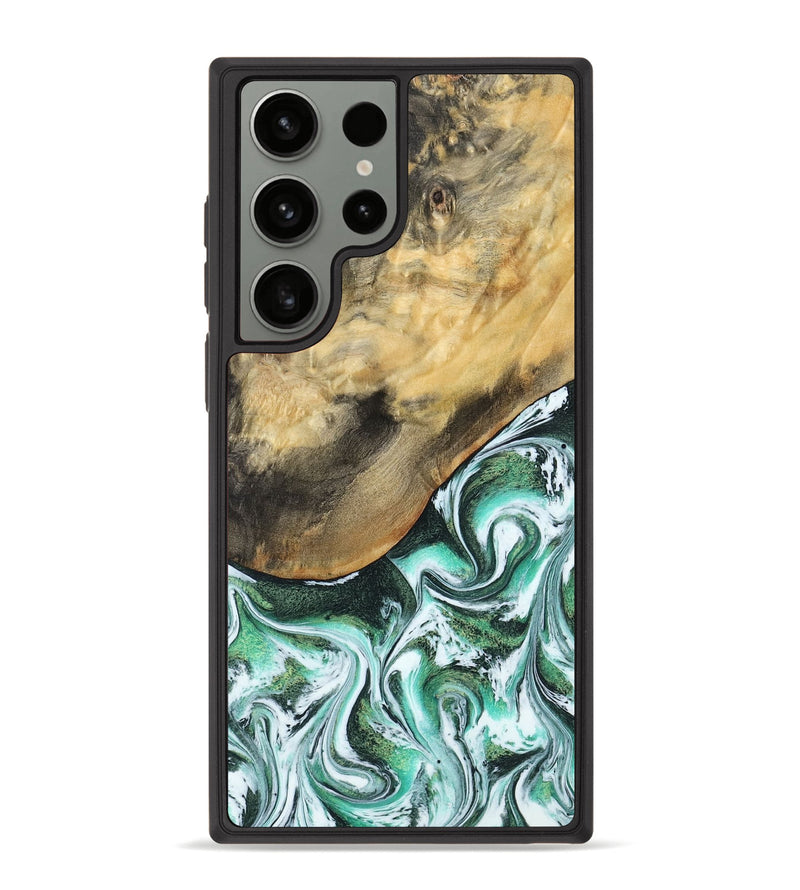 Galaxy S23 Ultra Wood Phone Case - Makala (Green, 799553)