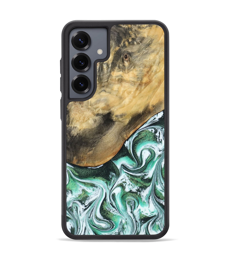 Galaxy S25 Plus Wood Phone Case - Makala (Green, 799553)