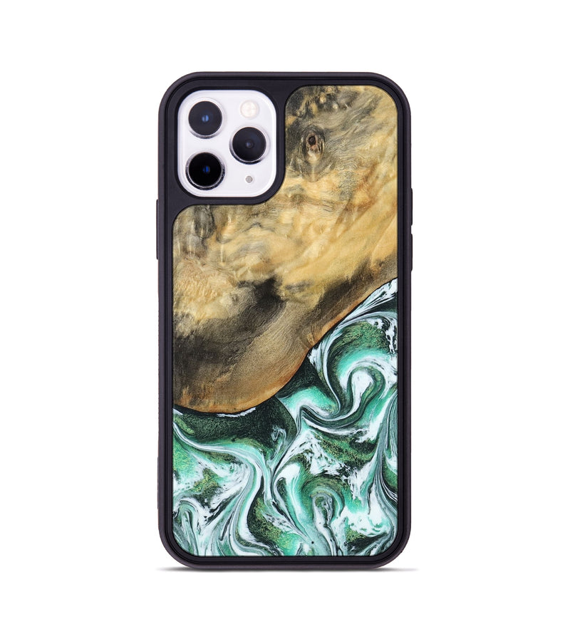 iPhone 11 Pro Wood Phone Case - Makala (Green, 799553)