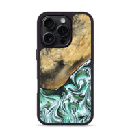 iPhone 16 Pro Wood Phone Case - Makala (Green, 799553)