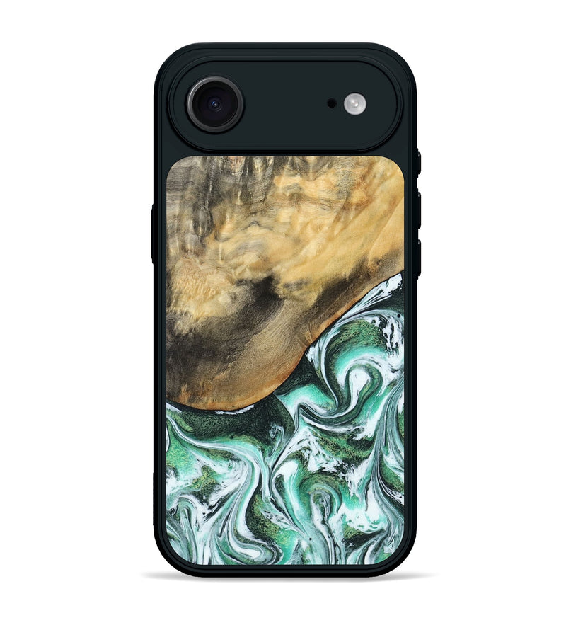 iPhone 17 Air Wood Phone Case - Makala (Green, 799553)