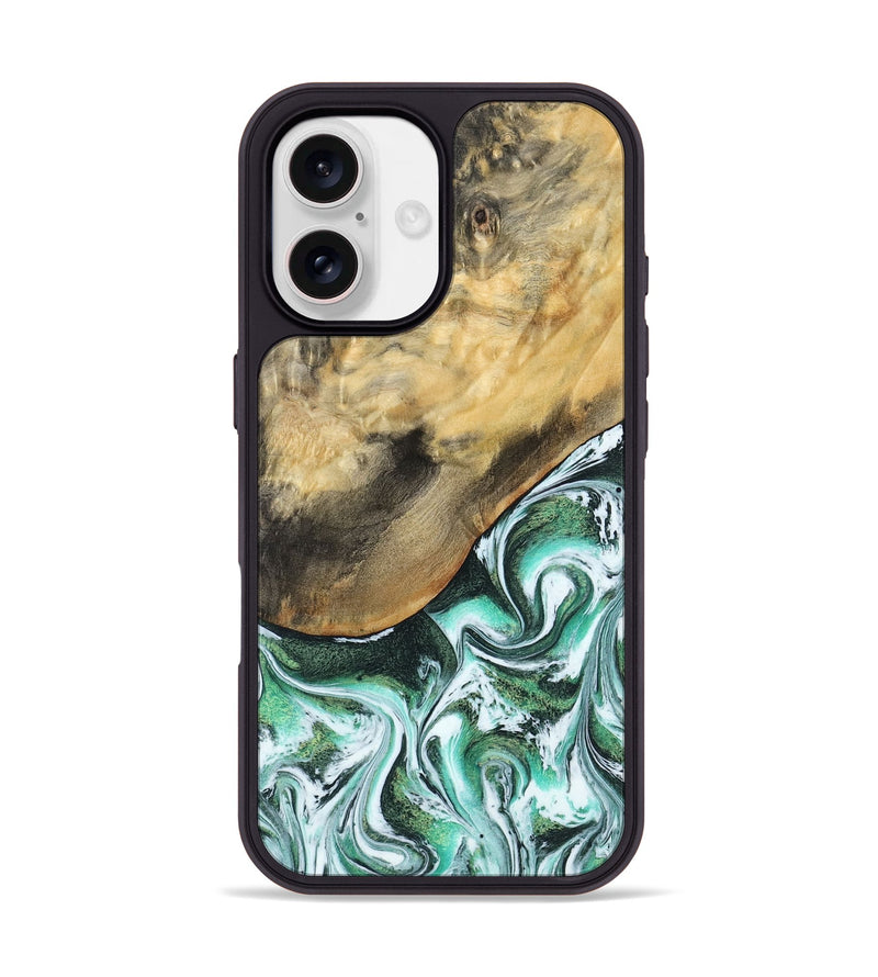 iPhone 17 Wood Phone Case - Makala (Green, 799553)