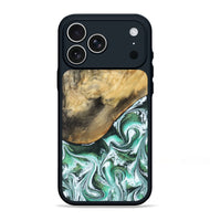 iPhone 17 Pro Max Wood Phone Case - Makala (Green, 799553)