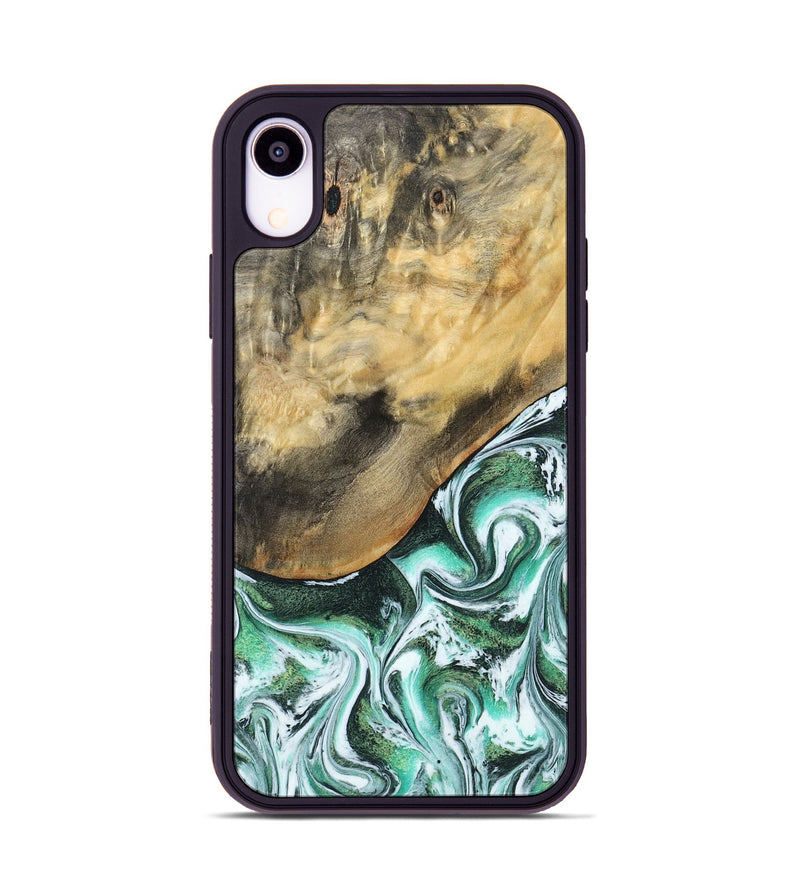 iPhone Xr Wood Phone Case - Makala (Green, 799553)