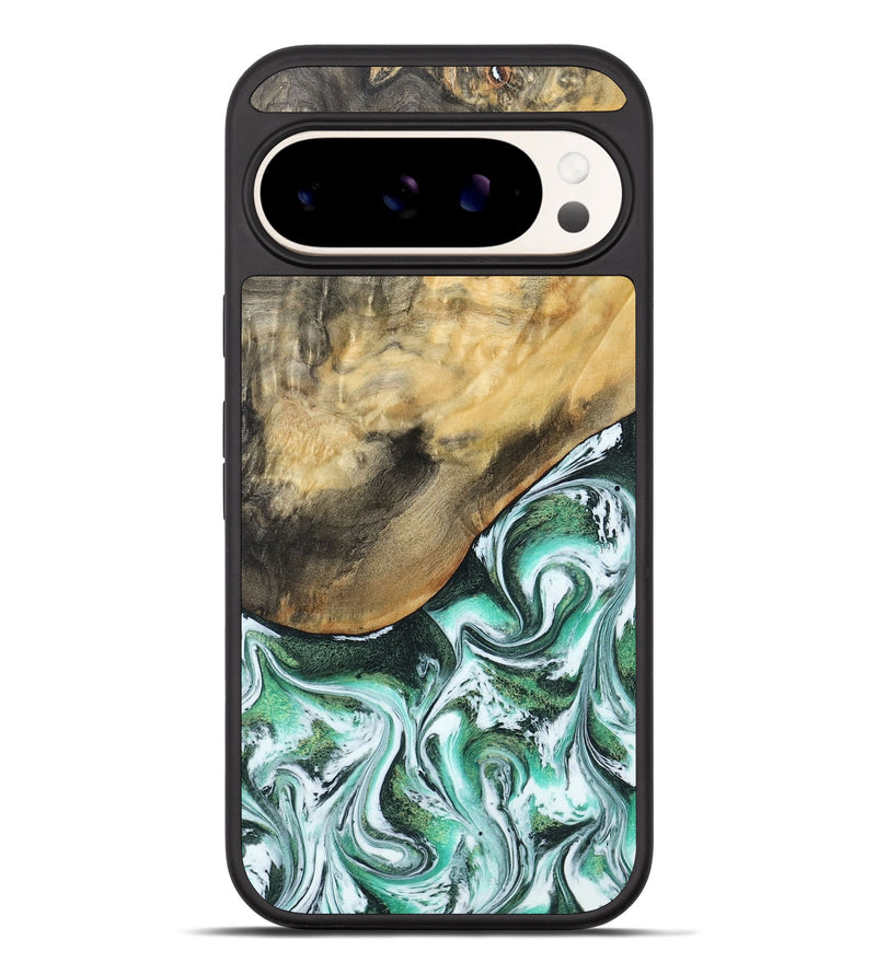 Pixel 10 Pro XL Wood Phone Case - Makala (Green, 799553)