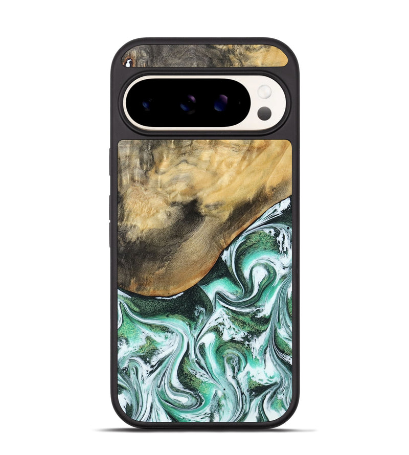 Pixel 9 Pro Wood Phone Case - Makala (Green, 799553)