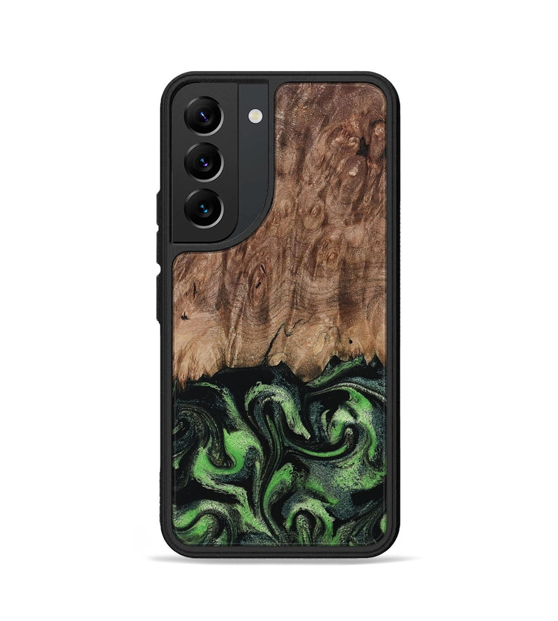 Galaxy S22 Wood Phone Case - Blaine (Green, 799554)