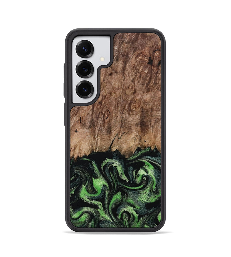 Galaxy S25 Wood Phone Case - Blaine (Green, 799554)