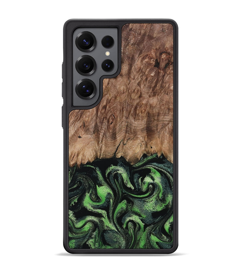 Galaxy S25 Ultra Wood Phone Case - Blaine (Green, 799554)