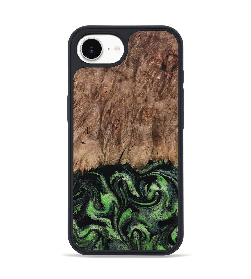 iPhone 16e Wood Phone Case - Blaine (Green, 799554)