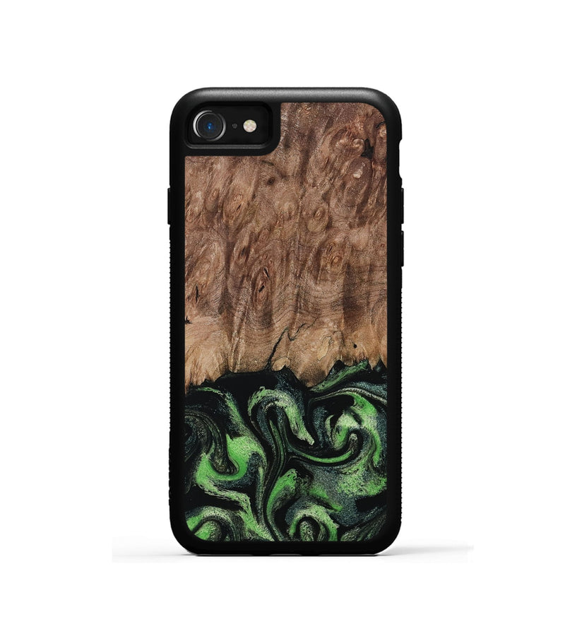 iPhone SE Wood Phone Case - Blaine (Green, 799554)