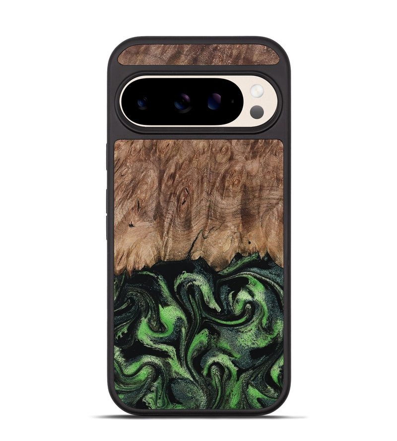 Pixel 10 Wood Phone Case - Blaine (Green, 799554)