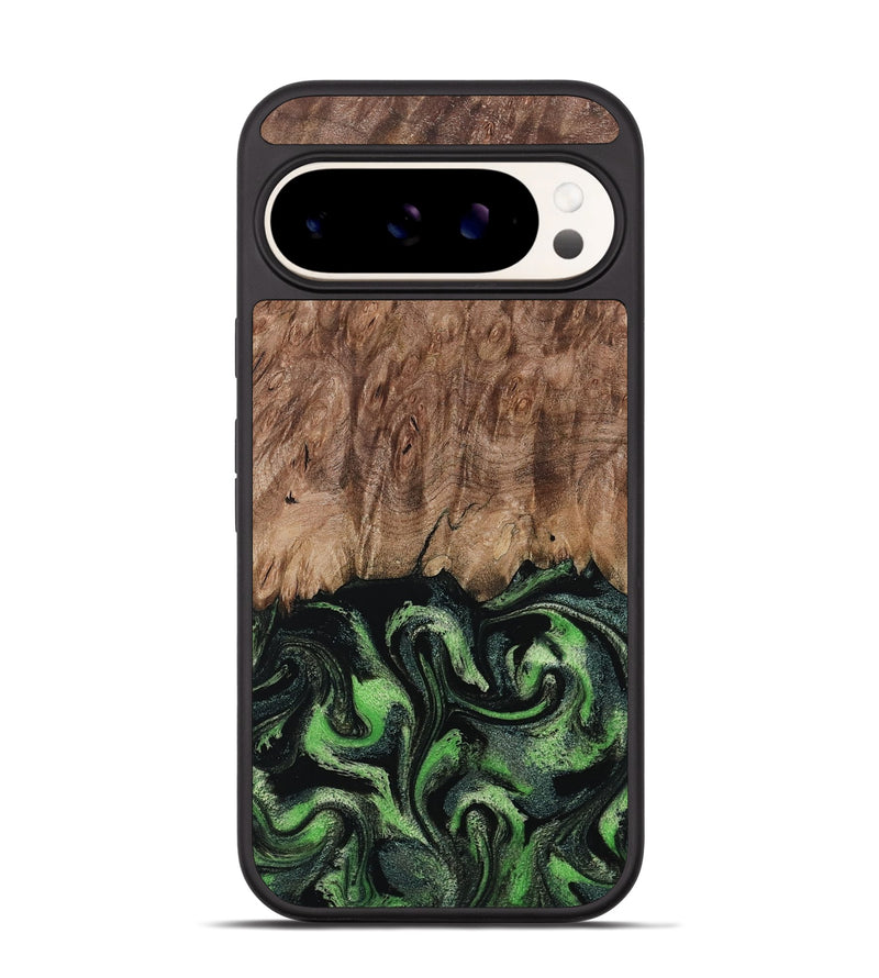 Pixel 9 Pro Wood Phone Case - Blaine (Green, 799554)