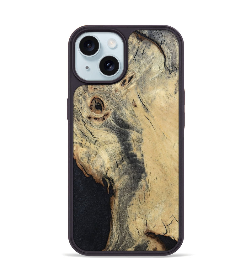 iPhone 15 Wood Phone Case - Sariyah (Wood Burl, 799556)