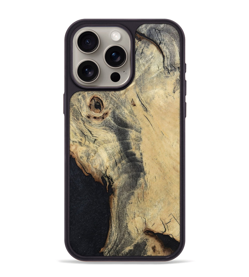 iPhone 15 Pro Max Wood Phone Case - Sariyah (Wood Burl, 799556)