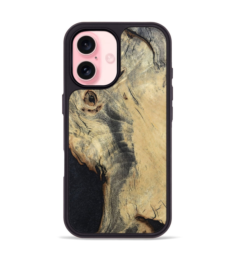 iPhone 16 Wood Phone Case - Sariyah (Wood Burl, 799556)