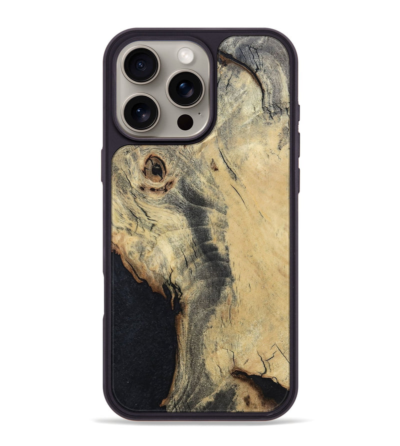 iPhone 16 Pro Max Wood Phone Case - Sariyah (Wood Burl, 799556)