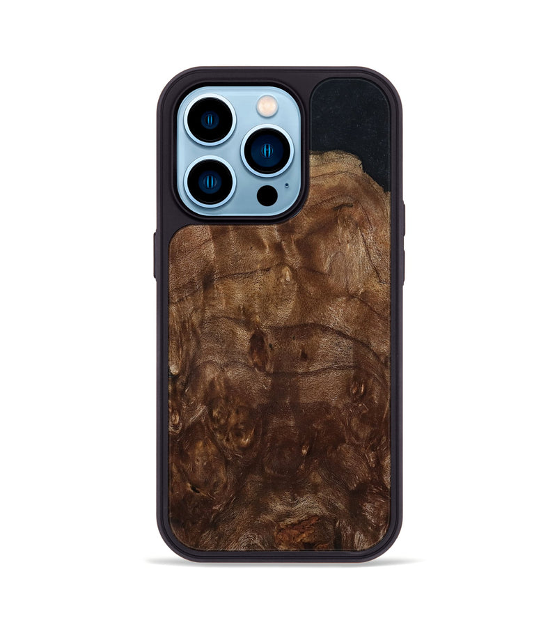iPhone 14 Pro Wood Phone Case - Meaghan (Wood Burl, 799557)