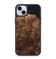 iPhone 15 Plus Wood Phone Case - Meaghan (Wood Burl, 799557)