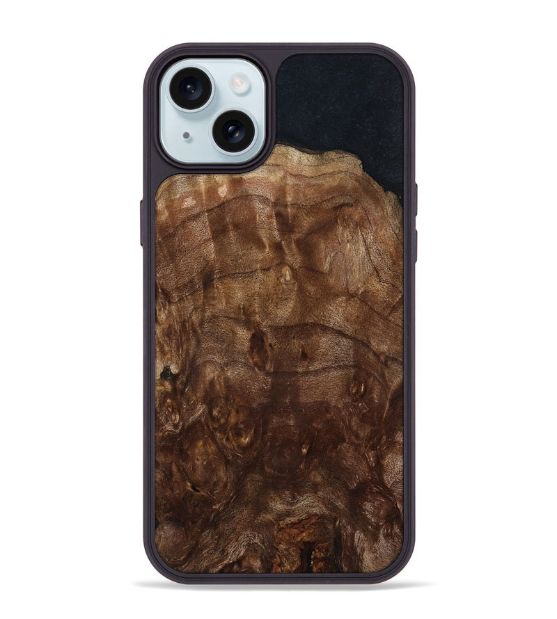 iPhone 15 Plus Wood Phone Case - Meaghan (Wood Burl, 799557)