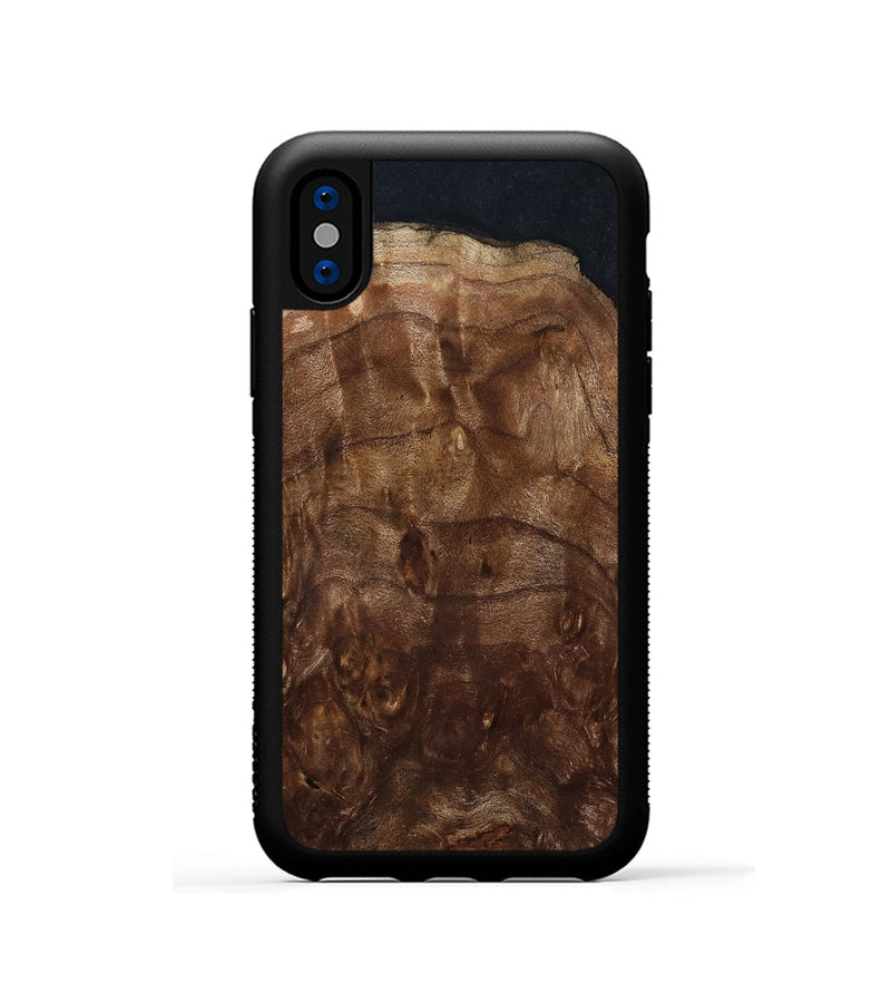 iPhone Xs Wood Phone Case - Meaghan (Wood Burl, 799557)