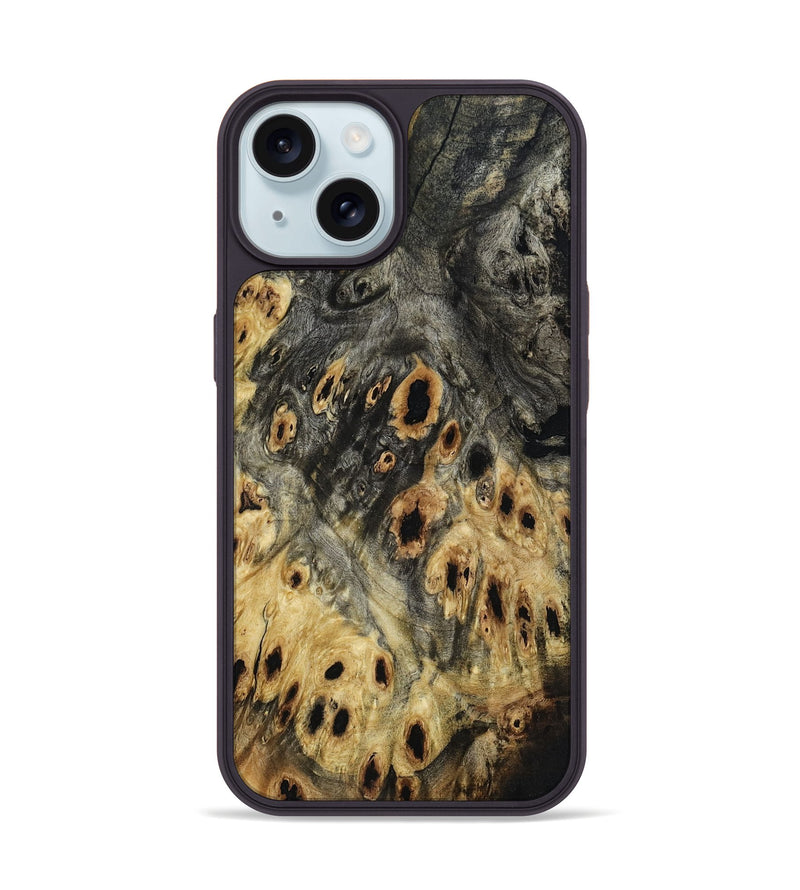 iPhone 15 Wood Phone Case - Amira (Wood Burl, 799558)