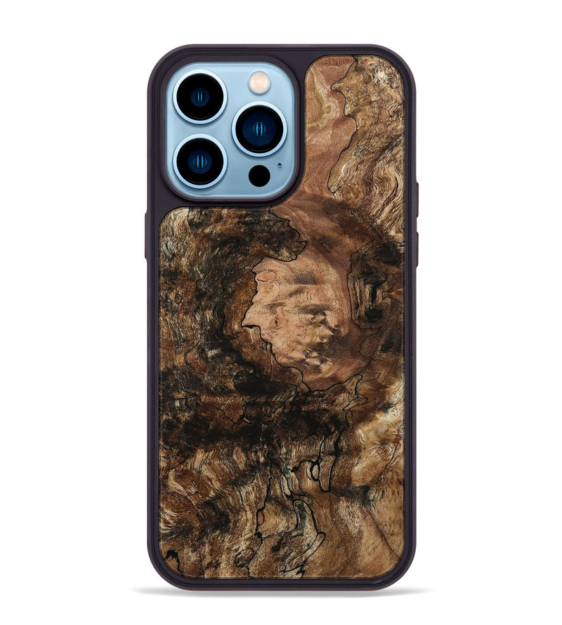 iPhone 14 Pro Max Wood Phone Case - Layton (Wood Burl, 799560)