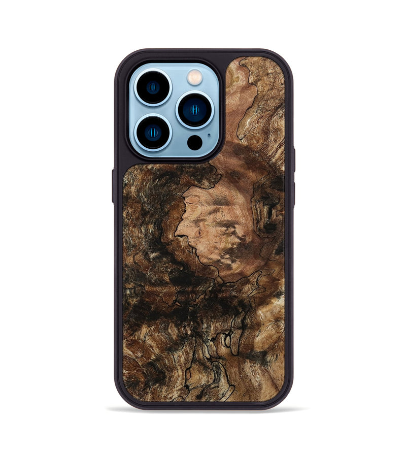 iPhone 14 Pro Wood Phone Case - Layton (Wood Burl, 799560)