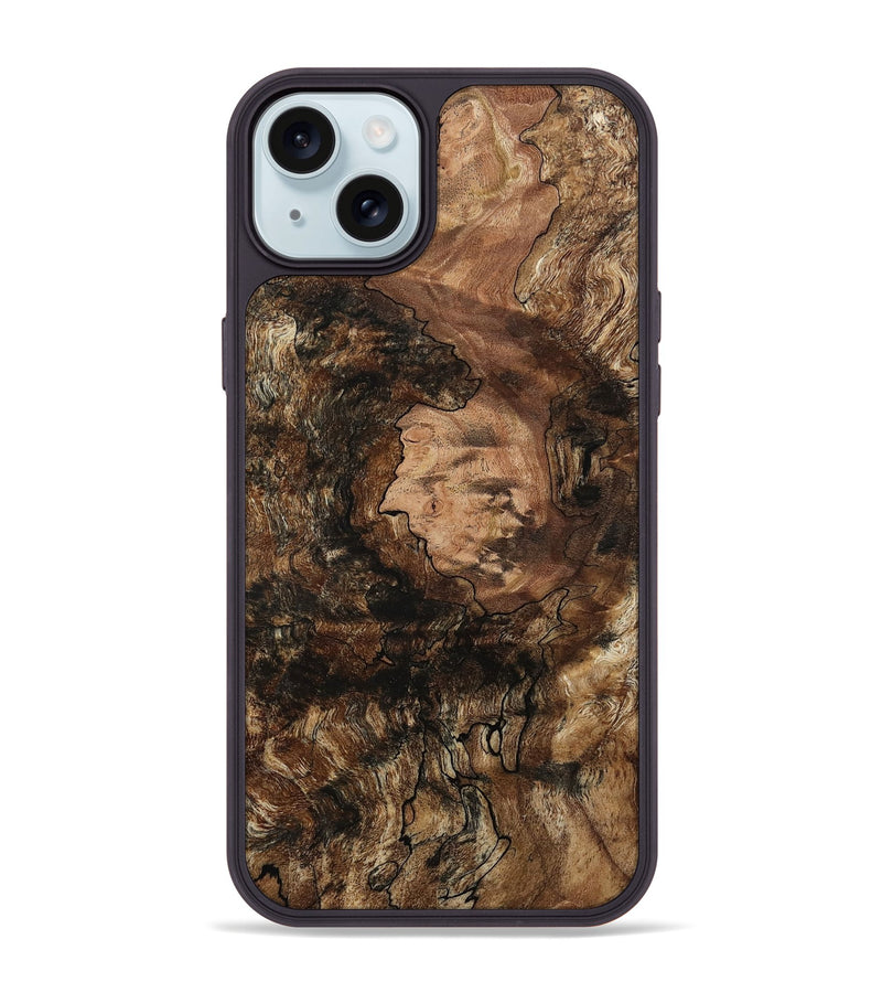 iPhone 15 Plus Wood Phone Case - Layton (Wood Burl, 799560)