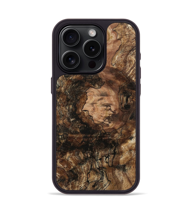 iPhone 15 Pro Wood Phone Case - Layton (Wood Burl, 799560)